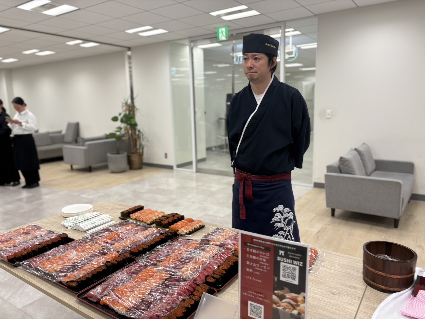 法人様期末打ち上げ社員寿司パーティー