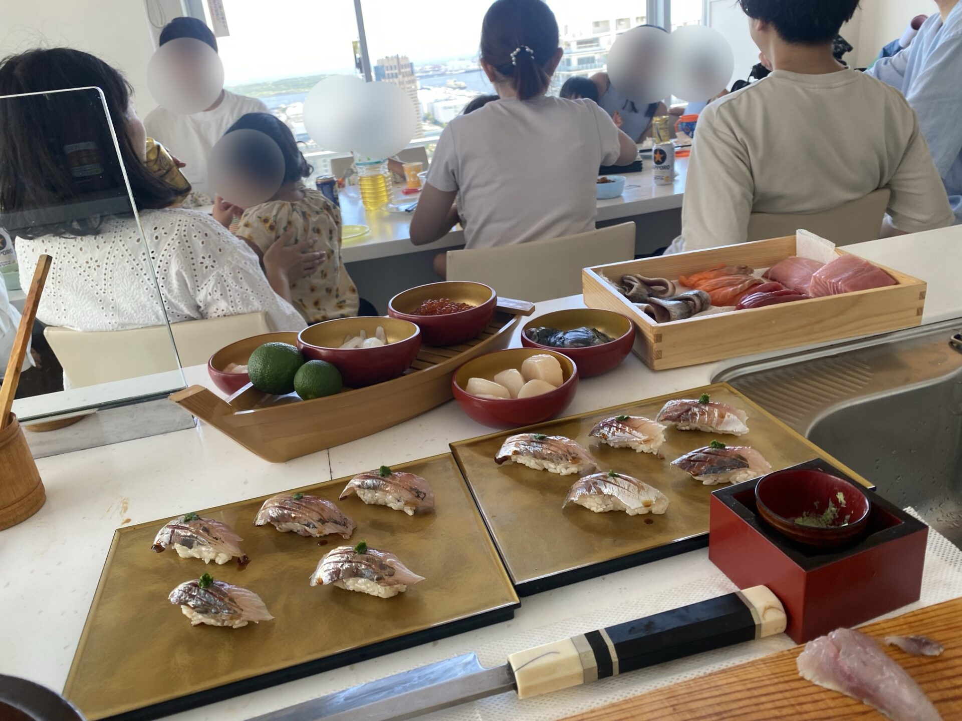 マンションパーティールームにてお子様連れパーティー