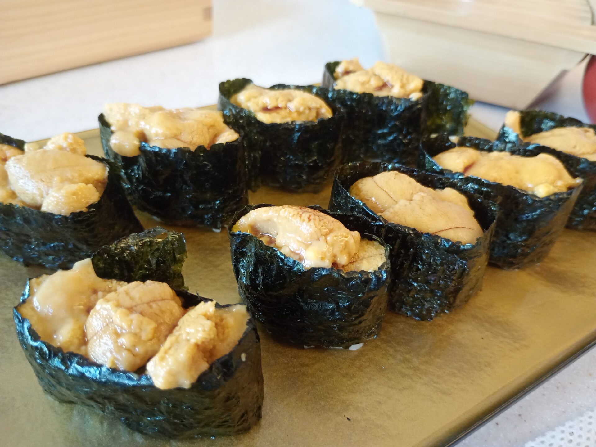 とろけるような甘さの生雲丹