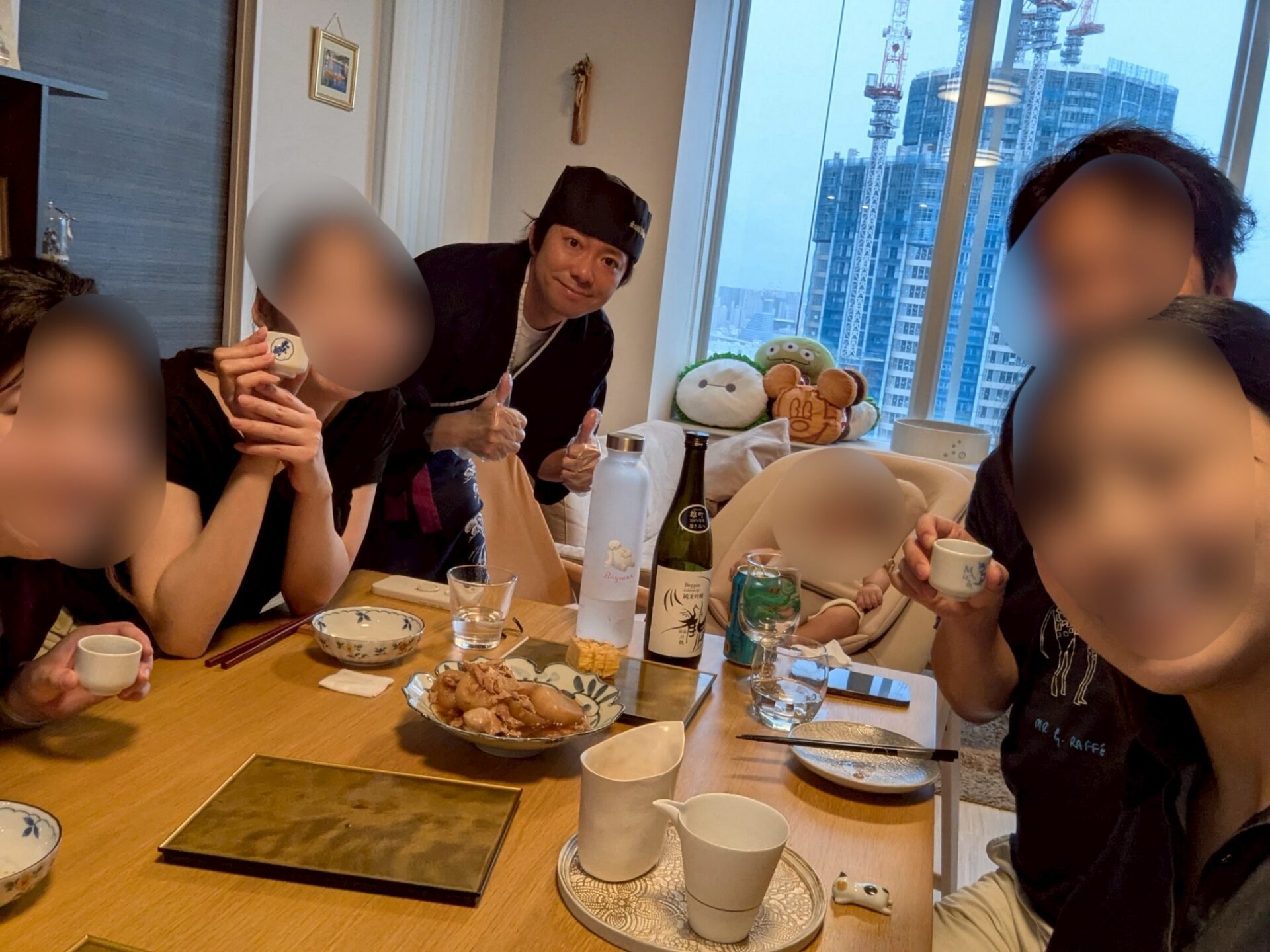 ご自宅にて日本酒会